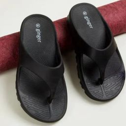 Ginger by Lifestyle Women's Black Flip Flops-picture-43