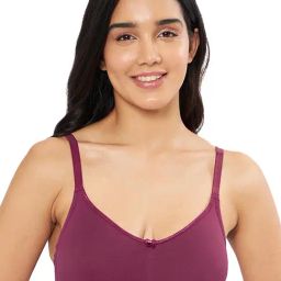 Amante Purple Cotton Full Coverage Bra-32