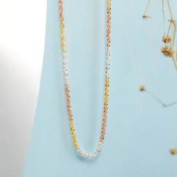 Zavya Adorable Triple Tone 92.5 Sterling Silver Chain-image-41