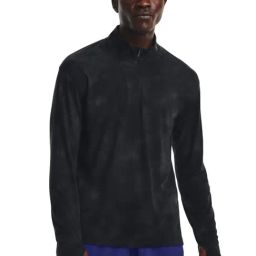 Under Armour Black Muscle Fit Self Pattern Sports T-Shirt-image-68