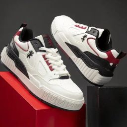Red Tape Men's Downtown Dapper Black & White Casual Sneakers-image-84
