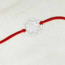 P.N.Gadgil Jewellers 925 Sterling Silver Ganesha Thread Rakhi-image-58