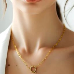 Rubans Gold-Tone Plated Necklace for Women-picture-35