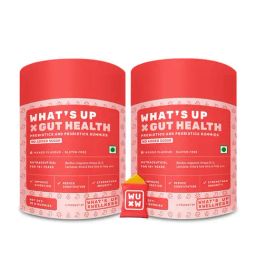 What's Up Wellness Gut Health Prebiotic,Probiotic Gummies for Digestion,Constipation-60Pcs-1