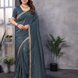 Nirmohi Fashion Pure Silk Zari Saree-picture-30