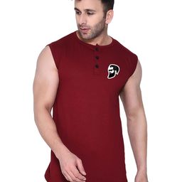 Blisstone Men Solid Henley Neck Slim Fit T-shirt-picture-40