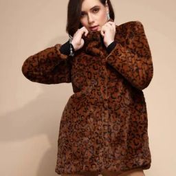 Global Republic Brown Printed Jacket-image-42
