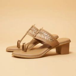 Eridani Women's Vaani Beige Toe Ring Sandals-picture-43