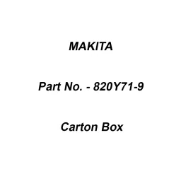 Makita Carton Box M9506B, Part No 820Y71-9-picture-13