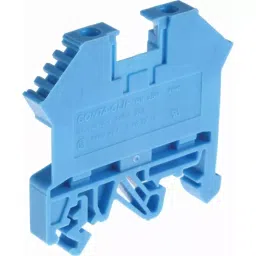 RS PRO Blue Feed Through Terminal Block 0.2-4 mm² Screw Termination, 815672-16