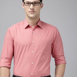 Arrow Manhattan Slim Fit Self Striped Pure Cotton Formal Shirt-image-51