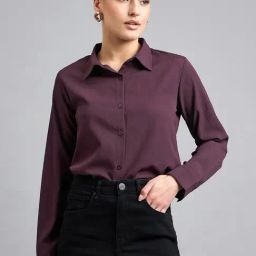 Style Quotient Maroon Regular Fit Shirt-75