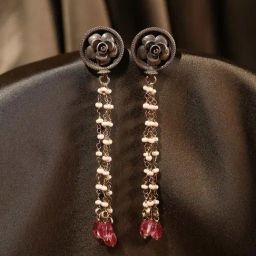 Fabindia Silver Dangler Earrings-image-92