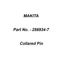 Makita Collared Pin Size 6 mm for JR3051T, Part No 256934-7-14