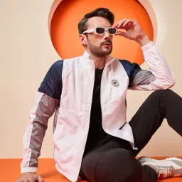 Club York White Polyester Colorblocked Casual Jackets And Blazers-image-58