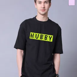 Lazy Lush Unisex Pack of 2 Typography Printed Pure Cotton Oversized T-shirts-picture-17