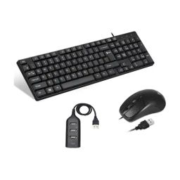 Enter Pinnacle Pro Keyboard + Eternal Mouse + U4P USB HUB Combo Set (Black)-image-32