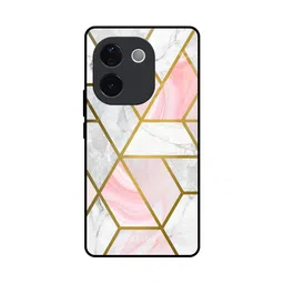 QRIOH Geometric Printed IQOO Z9s Pro 5G Back Case Mobile Accessories-image-98