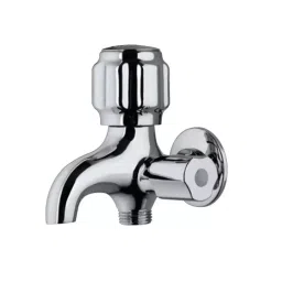 Essco by Jaquar DLX-CHR-512ANKN Stainless Steel Wall Mounted Silver Chrome Finish Bib Cock-image-32