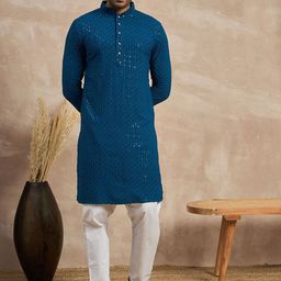Anouk Men Thread Work Kurta-1