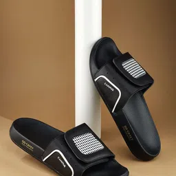Campus Men Self Design Sliders-26