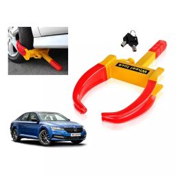 Auto Pearl Claw Type Anti Theft Adjustable Wheel Clamp Lock for Skoda Superb 1.8 TFSI-0