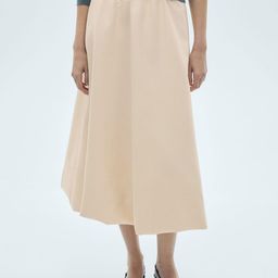 MANGO A-Line Flared Midi Skirt-image-51