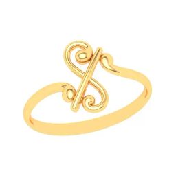 P.C. Chandra Jewellers 14k Gold Musical Note Casual Ring for Women-image-19