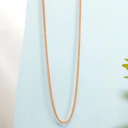 Zavya Minimal Weave Rose Gold-Plated 92.5 Sterling Silver Chain-image-67