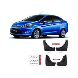 Automoto Cup Type Mud Flaps Splash Guard Front & Rear for Ford Fiesta (Set of 4)-4