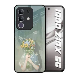 QRIOH Floral Printed IQOO Z10x 5G Silicone Back Case-picture-16