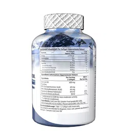 NATURYZ Icelandic COD Liver Fish Oil Capsules With Natural Omega 3 & Vitamins 100 Soft Gel image 3