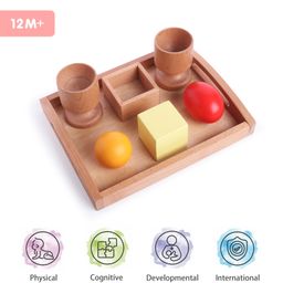 Intellibaby 3D Wooden Shapes Set Level 6 - Multicolor-20