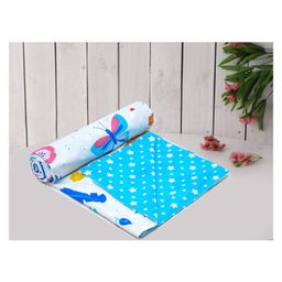 RRC Super Soft  Reversible 3 Layer  Cotton  Baby Dohar Ultimate Swaddle for Baby Boys and Girls- Blue-image-15