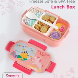 Unicorn Themed BPA free Bento Lunch Box -Pink-picture-8