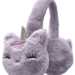 ZQBIEE Fur Animal Face Detailed Winter Earmuffs - Purple-image-61