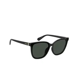 Polaroid Women Black Square Sunglasses with UV Protected Lens-picture-6
