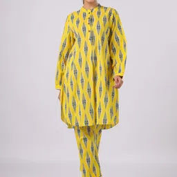 JAIPURRANG Printed Tunic With Trousers Co-Ords-picture-18