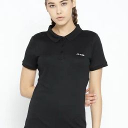 ALCIS Black Regular Fit Polo T-Shirt-picture-24