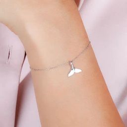GIVA Summer Collection 92.5 Sterling Silver Silver Fish Tale Bracelet for Women-picture-36
