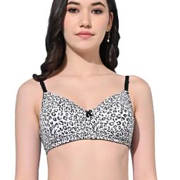FIMS Black Printed Bra-image-83
