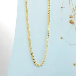 Zavya Elegant Golden Plated 92.5 Sterling Silver Curb Chain-image-36