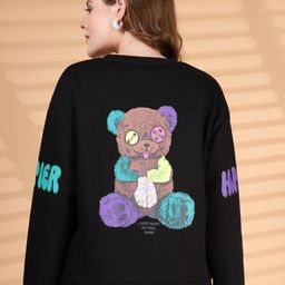 Juelle Women Printed Cotton Sweatshirt-image-79
