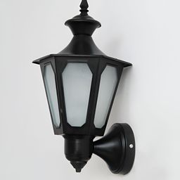 SHREE KALA HOME DECOR Black & White Metal Abstract Shaped Shaped Wall Lamp-15