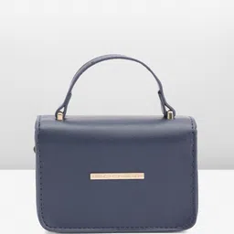 French Connection Structured Satchel Bag image 4
