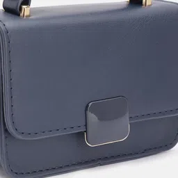 French Connection Structured Satchel Bag image 3