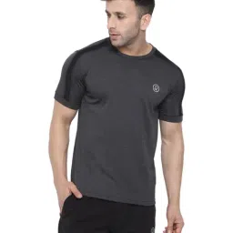 Chkokko Dark Grey Regular Fit Sports T-Shirt-picture-26