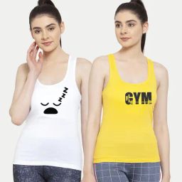 Friskers Multicolor Printed Camisole (Pack Of 2)-image-39