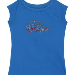 Elle Kids Blue Cotton Top-image-95