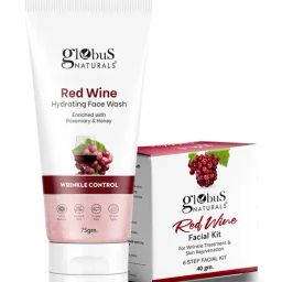 Globus Naturals Red Wine Face Wash & Facial Kit Combo-16